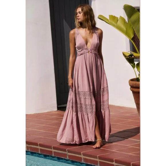 Free People Dresses & Skirts - Free People Hadlee Maxi Dress Medium Free-est NWT Medium